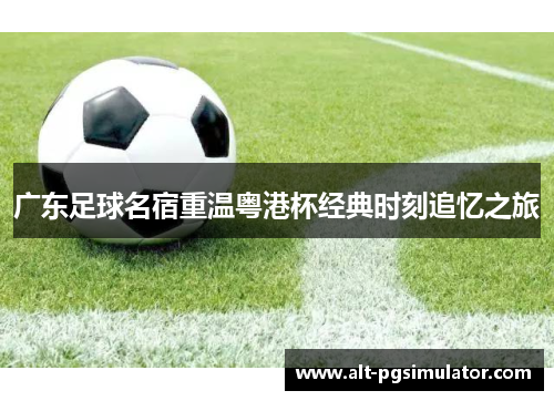 广东足球名宿重温粤港杯经典时刻追忆之旅