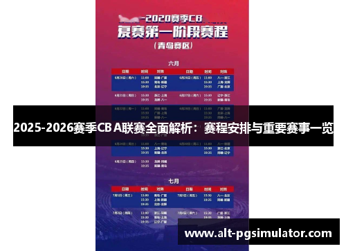 2025-2026赛季CBA联赛全面解析：赛程安排与重要赛事一览